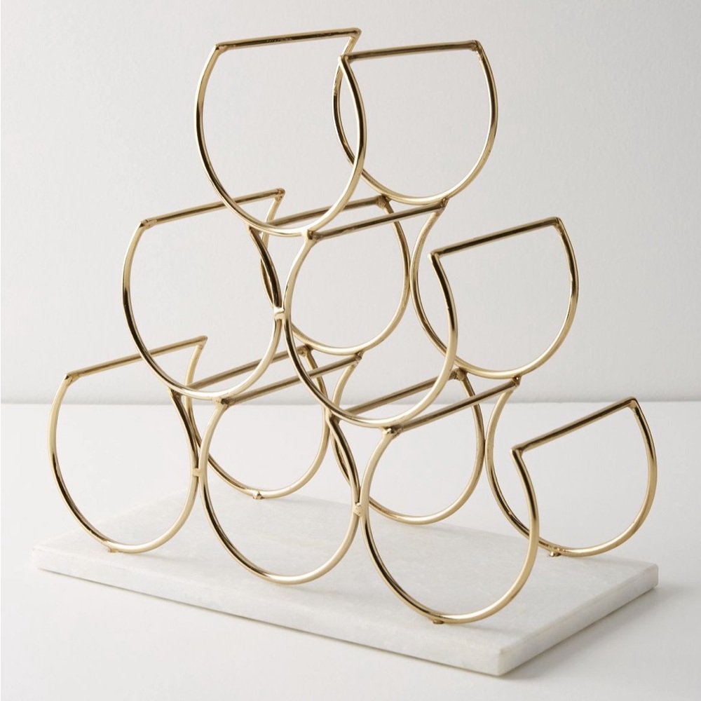 Anthropologie Marble Wine Rack